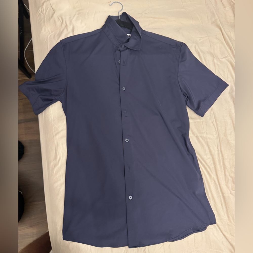 Zara Blue Casual Button Down Shirt